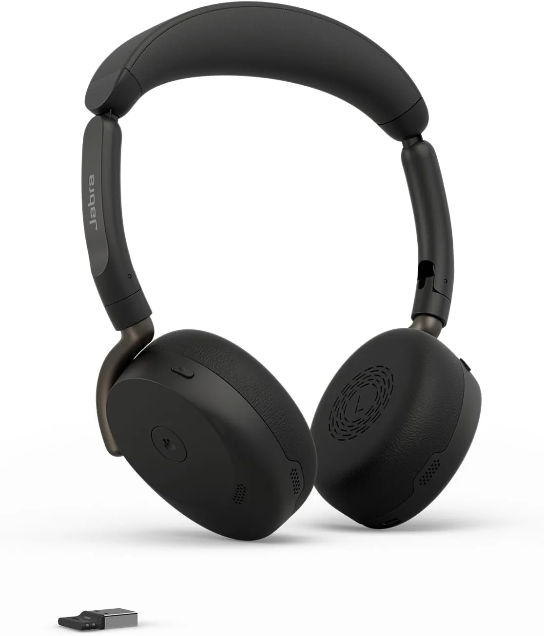 Jabra Evolve3 65 Flex MS Wireless Headset with Link 390a USB-A Adapter, Microsoft Teams Certified, Boomless Design, Adaptive ANC, Bluetooth 5.3 | 36699-999-999