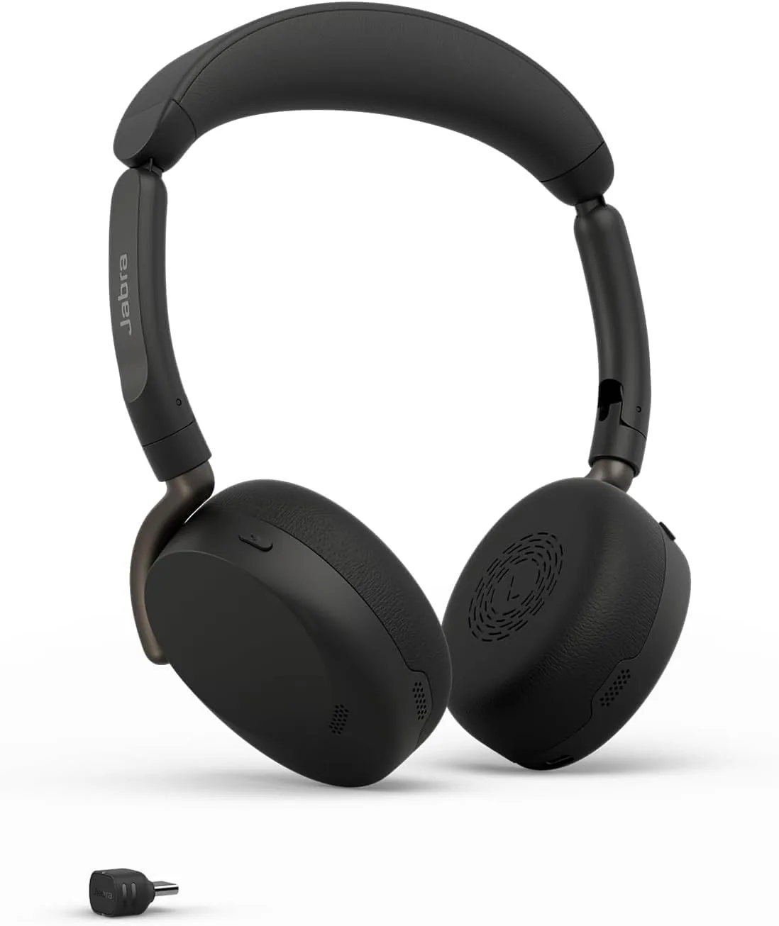 Jabra Evolve3 65 Flex MS Wireless Headset with Link 390c USB-C Adapter, Microsoft Teams Certified, Boomless Design, Adaptive ANC, Bluetooth 5.3 | 36699-999-899