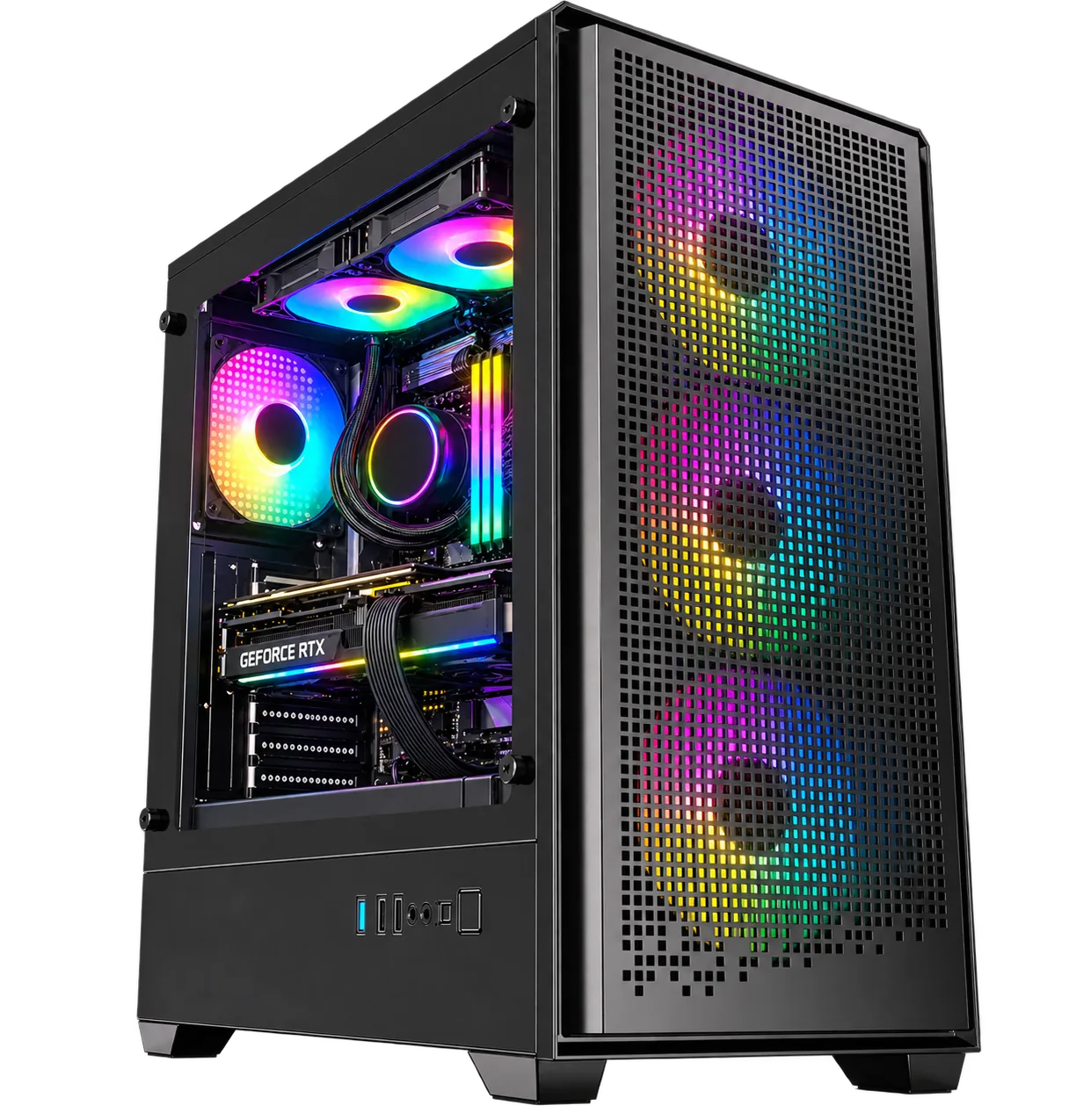 Gaming PC, Intel Core Ultra 5 225, ASUS Dual RTX 5060 8GB GDDR7, 16GB DDR5 RAM, 1TB NVMe SSD & 240mm AIO