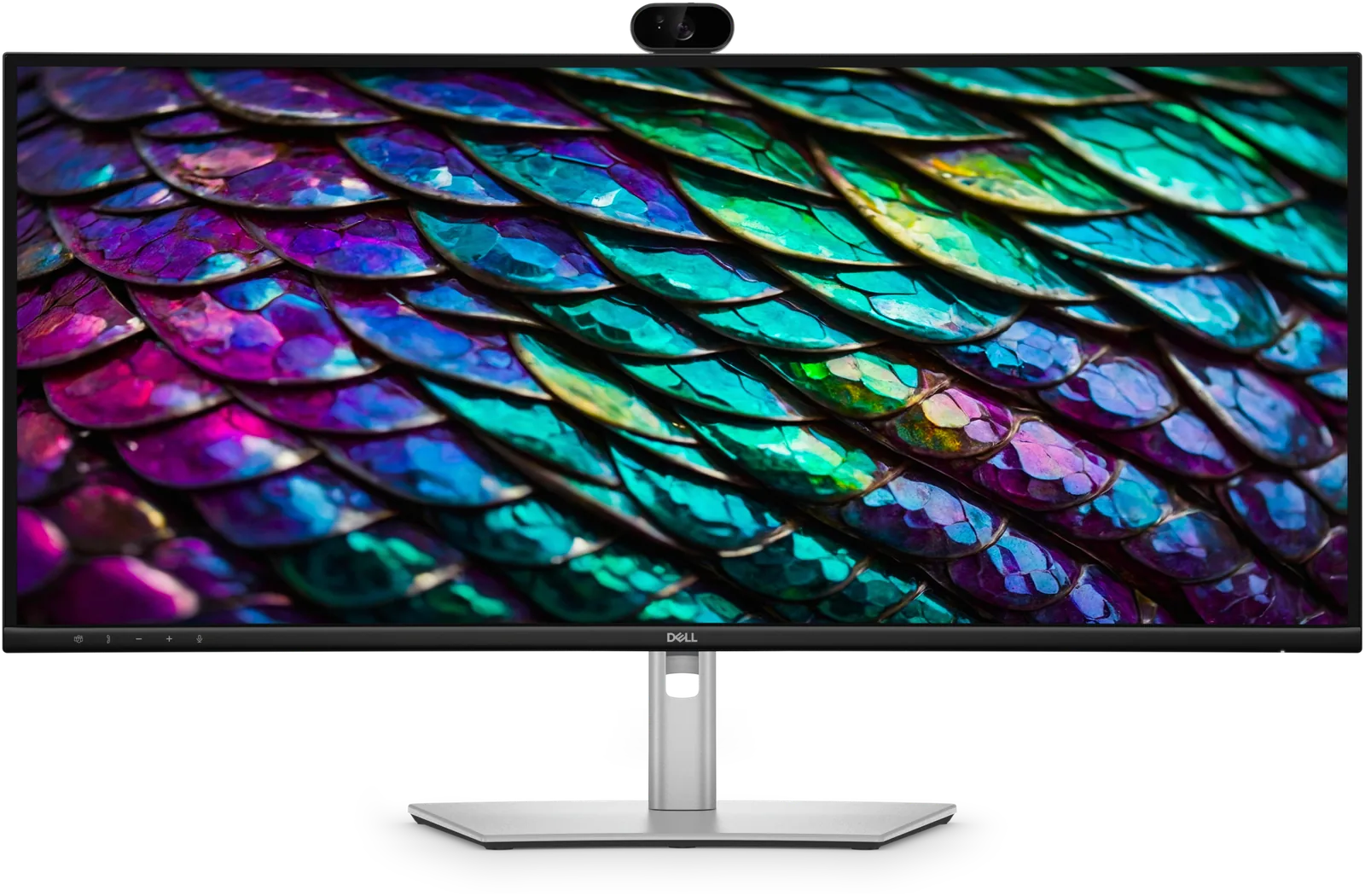 Dell P3426WEB 34-Inch Curved USB-C Hub Conferencing Monitor, WQHD 3440x1440, 100Hz, IPS | Built-In Webcam, Speakers & Microphone, Ultra-Wide Productivity & Video Conferencing Display | P3426WEB