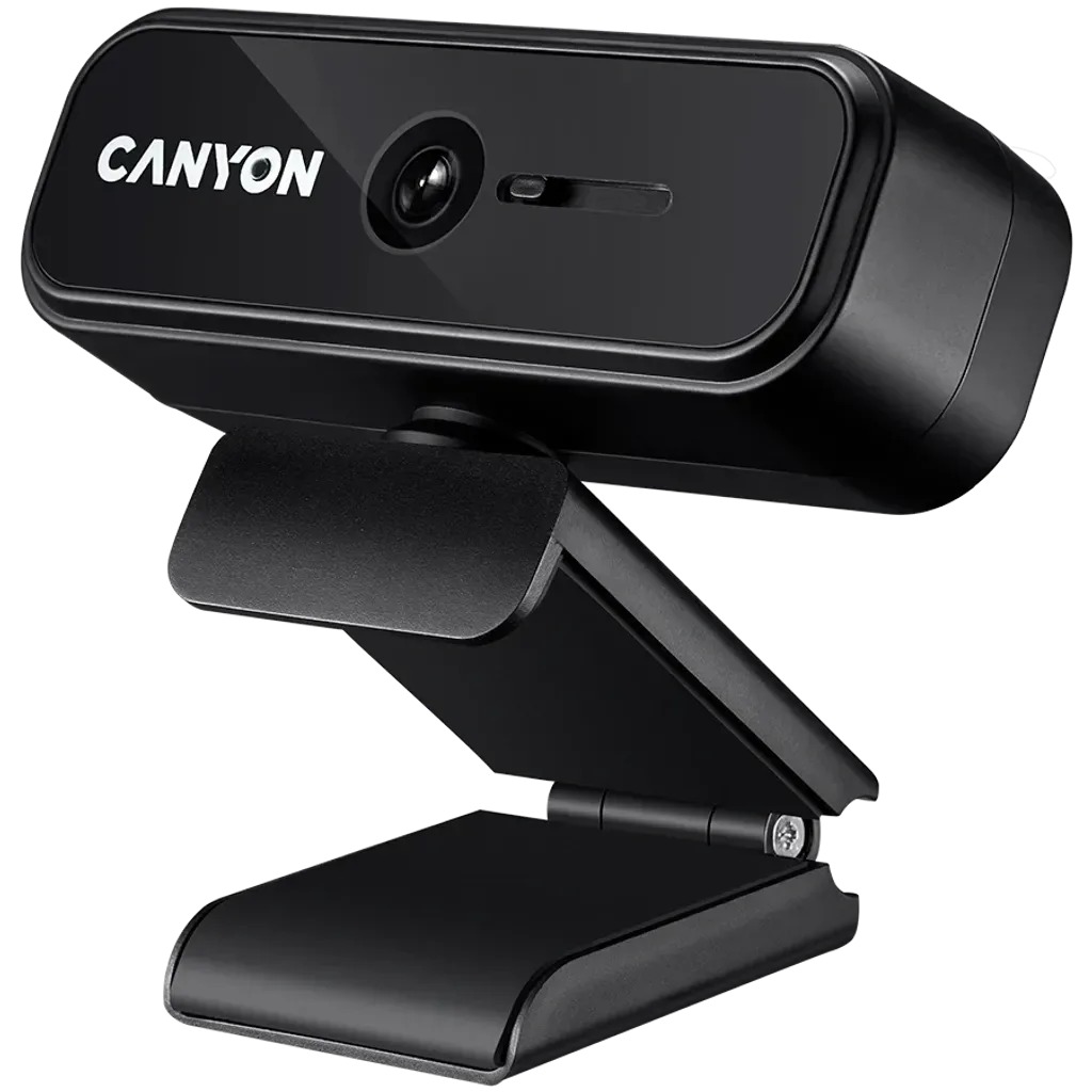 Canyon OnStream C2N 1080p Full HD Web Camera, Built-In Microphone, Black | CNE-HWC2N