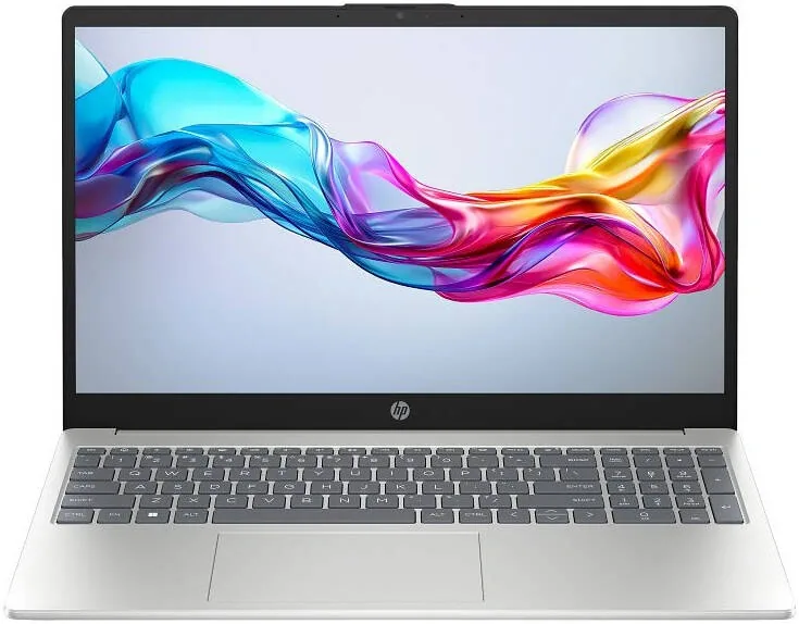 HP 15-fd1310tu Laptop, Intel Core Ultra 7 155H, 15.6" FHD, 8GB RAM, 512GB SSD, DOS, Silver | C95VRPA#UUF