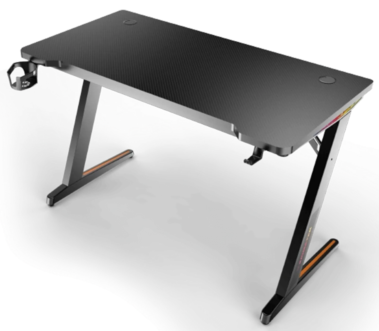 Xigmatek Apex Two RGB Gaming Desk, 120x60x1.8cm, Ergonomic Carbon Fiber Surface | EN46850