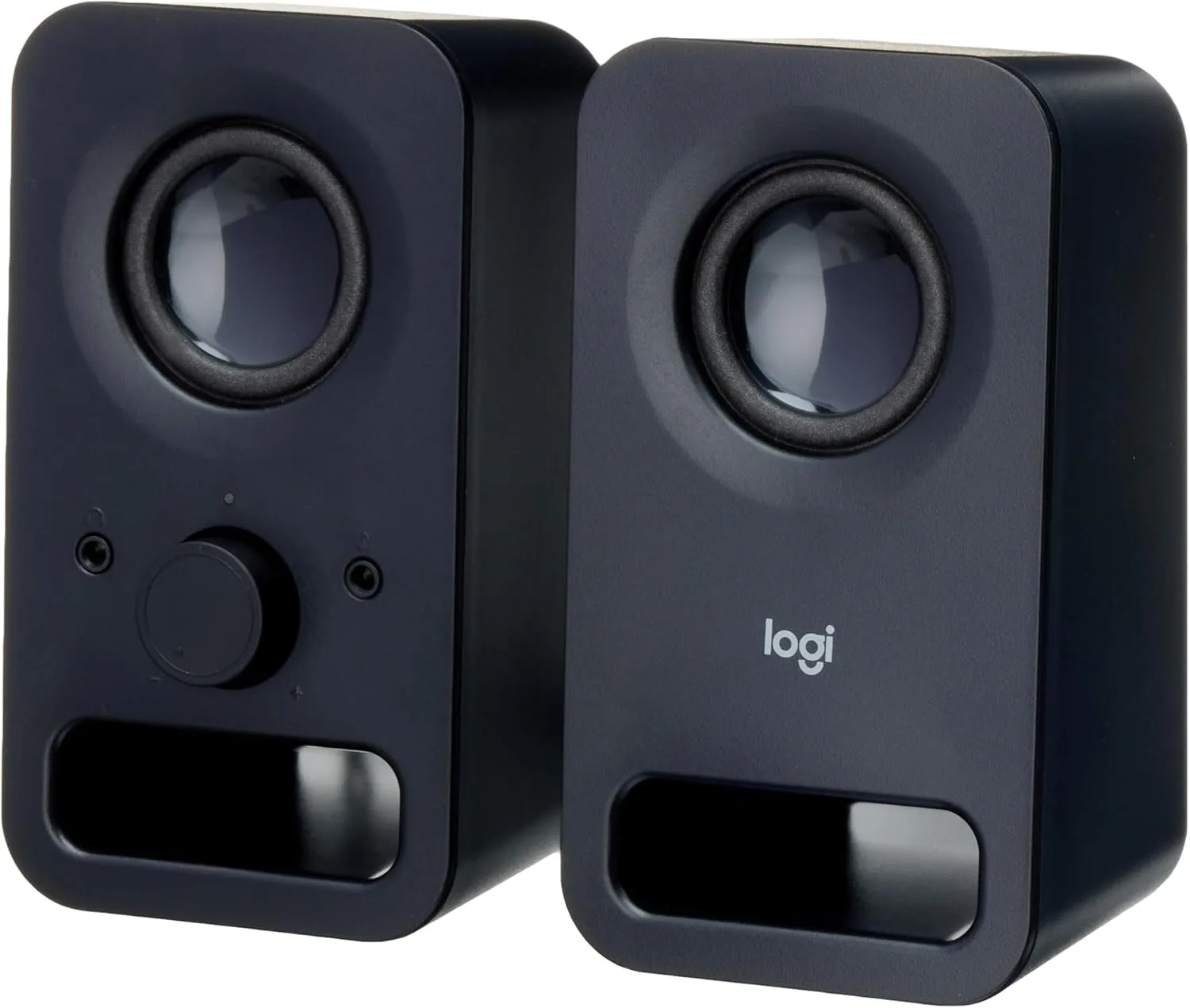 Logitech Z150 Multimedia Speakers, 2.0 Stereo Sound, 6W Peak Power, Integrated Headphone Jack, Compact Design, Black | 980-000816