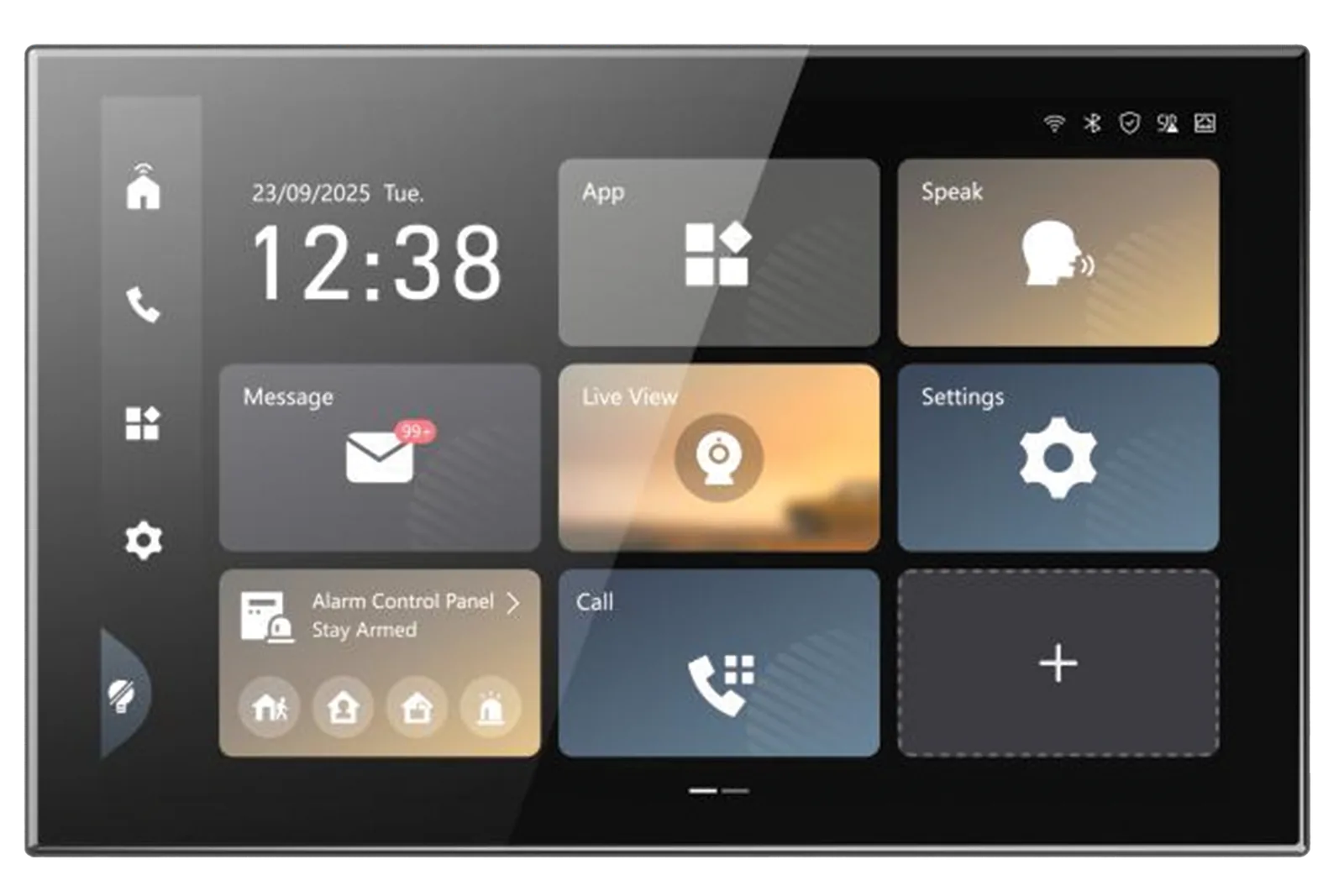 Hikvision DS-KH9570-WTE1-S Black 10-inch WiFi 6 Android Indoor Station | DS-KH9570-WTE1/S