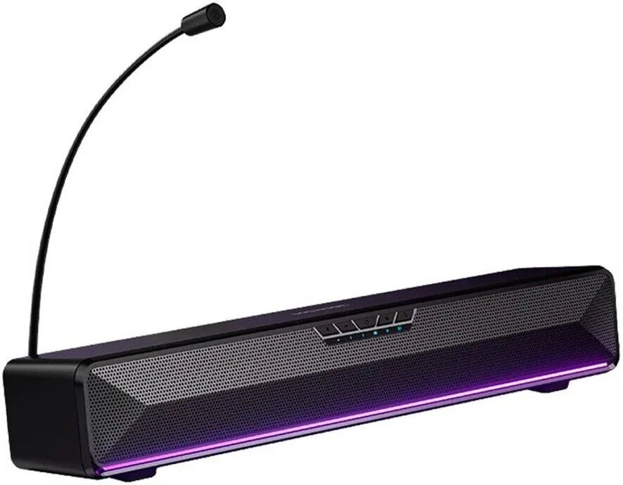MCHOSE G20-1 Wireless RGB Gaming Speaker, 7.1 Virtual Surround Sound, Black | MC-G20-1