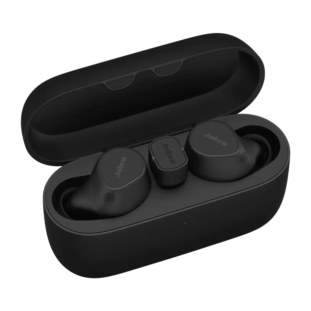 Jabra Evolve2 Buds USB-C UC, Professional True Wireless Earbuds, MultiSensor Voice Technology, Active Noise Cancellation (ANC), Bluetooth Multipoint, IP57 Waterproof | 20797-989-899
