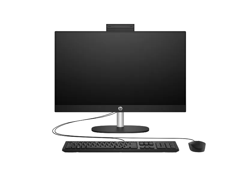 HP 24-cr0308nh 23.8" All-in-One PC, Intel Core i5-1334U, 8GB RAM, 512GB SSD, FHD IPS 99% sRGB, Jet Black DOS (No pre-installed OS) | B73T9EA#BH5