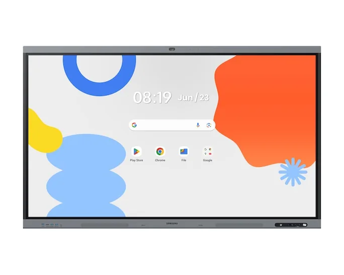 Samsung 75" Interactive E-Board Android with Built-in Camera WA75FX-P, Android 15, EDLA Certified, 4K (3840 x 2160) UHD IPS, 48MP Camera & Seaker, AI Write & Search, Dual Pen | LH75WAFPLGCXUE
