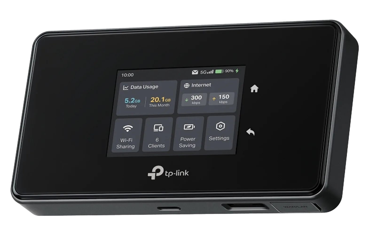 TP-Link M8550 5G Mobile Router, Wi-Fi 6E Tri-Band Hotspot, 3.4 Gbps 5G Speed, & Intuitive Touch Screen | M8550