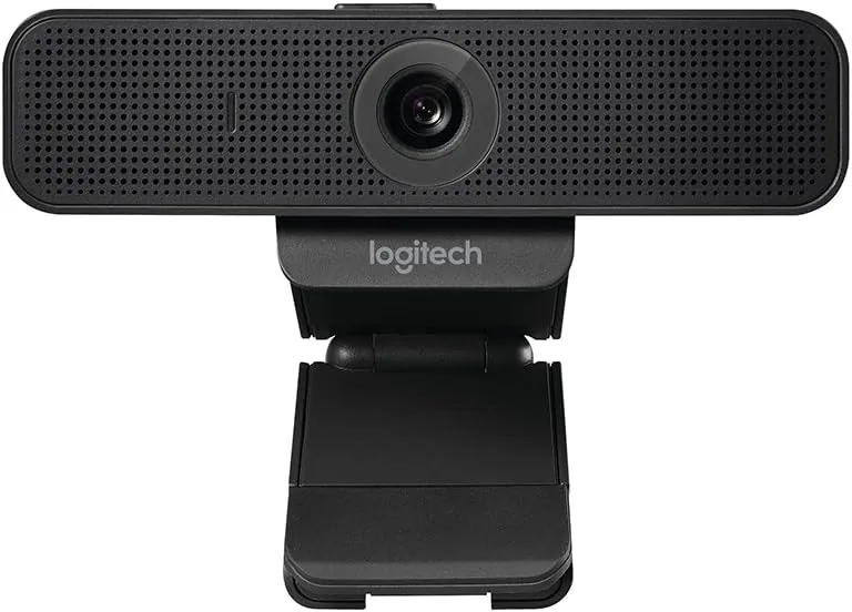 Logitech C925e Business Webcam, 1080p HD Video, Dual Stereo Microphones, & RightLight 2, Black | 960-001075