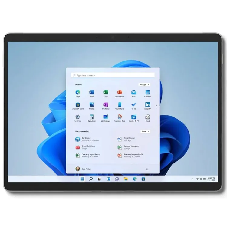 Microsoft Surface Pro 8 13" Tablet – 11th Gen Intel Core i5-1135G7, 8GB RAM, 512GB SSD, Windows 10 Pro, Platinum | EBQ-00036