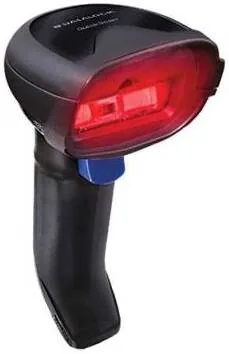 Datalogic QuickScan QD2220 1D Barcode Scanner Kit, Includes Stand & 2m USB Cable, Green Spot Technology, IP42 Rated | QD2220-BKK1S