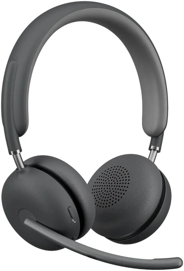 Logitech Zone Wireless 2 Headset, UC Version, Graphite, Premium Personalized Audio, AI Noise Suppression, Hybrid ANC | 981-001311