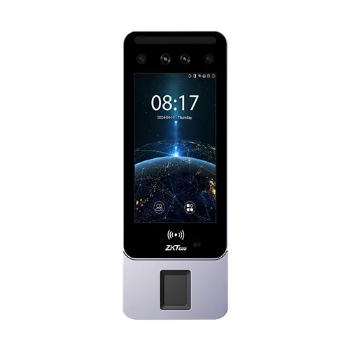 ZKTeco Horus E2-FP Wireless Time Attendance Terminal, Facial Recognition, Face + Finger + Card, 3 Meter Range Scanning, Supports 4G / WiFi / Bluetooth / GPS / Mask Detection | Horus E2- FP