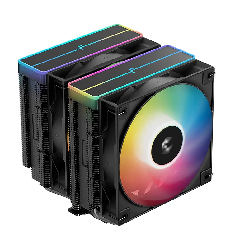 DeepCool AG620 BK ARGB V2 Black  Dual-Tower CPU Air Cooler, 6 Heatpipes, Dual 120mm ARGB Fans | R-AG620-BKAMMN-GJD-2