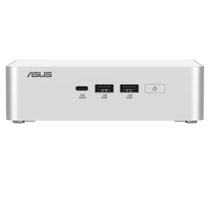 ASUS NUC 15 Pro+ (Barebone) Mini PC, Intel Core Ultra 9 285H Processor, Intel Arc GPU, support DDR5-5600 SO-DIMM x 2, DOS, Silver, (No RAM & SSD) | RNUC15CRSU900003
