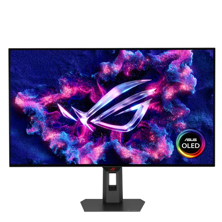 ASUS ROG ROG Strix OLED XG32UCWMG 32-inch Gaming monitor, 4K TrueBlack Glossy OLED, dual mode (4K@240Hz, FHD@480Hz), 0.03ms (GTG), G-SYNC compatible, custom heatsink, OLED Care Pro, Neo Proximity Sensor, VESA DisplayHDR 400 True Black, Auto KVM, USB Type-C, ASUS UAE 3 Years Warranty | 90LM0BW0-B01371