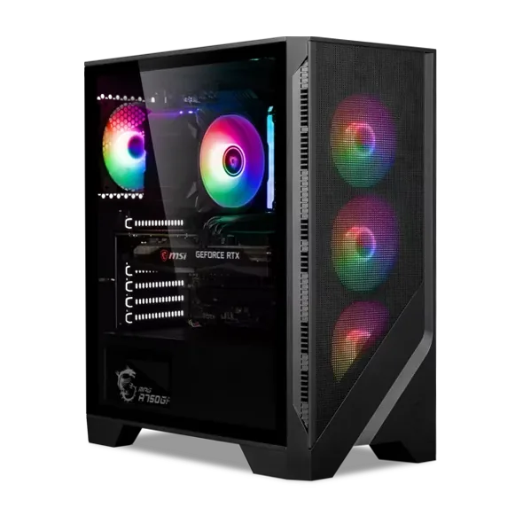 Gaming & Workstation PC Powered by MSI: Intel i7-14700F 14th Gen + MSI RTX 5060 Ti 16GB GDDR7, 32GB DDR5 6000MHz, 1TB NVMe, Air Cooler, 750W
