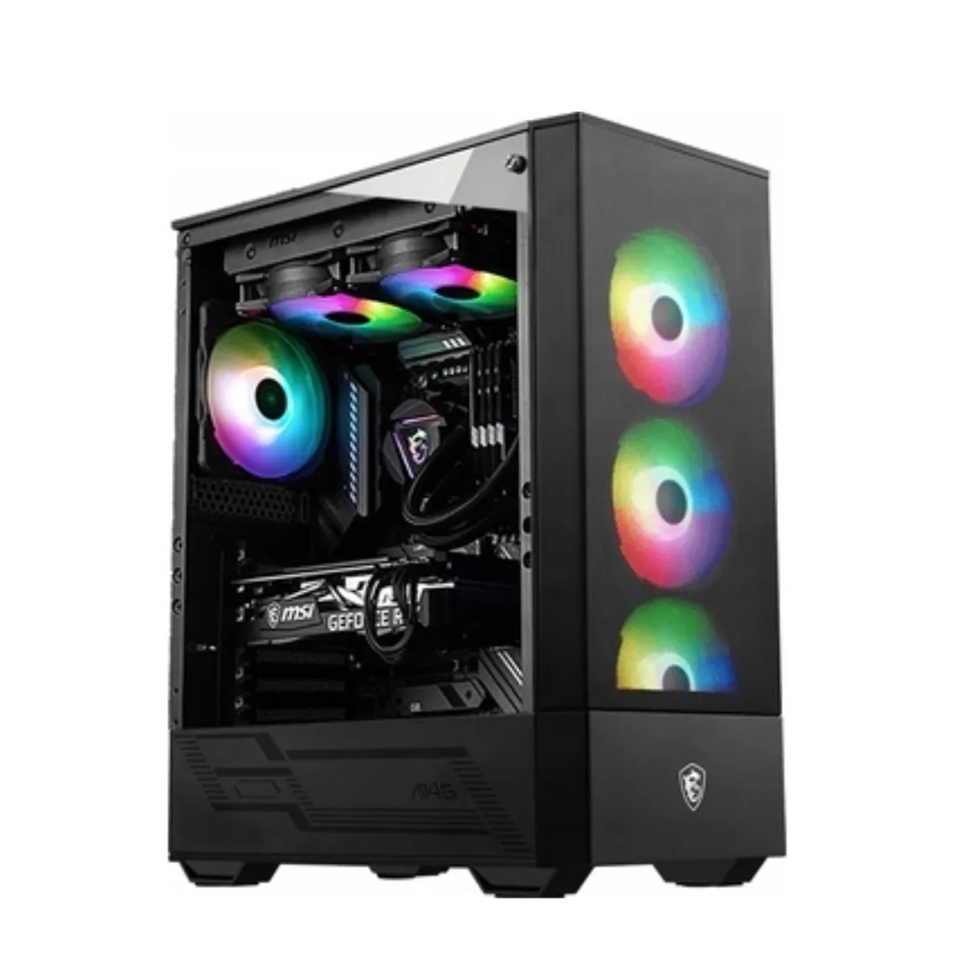 MSI AMD High-performance 50 Series gaming PC, AMD Ryzen 5 9600X, RTX 5060 Ti OC Edition 16GB GDDR7, 32GB (2x16GB) DDR5 6000MHz, 1TB NVMe, AIO Liquid Cooler, 650W