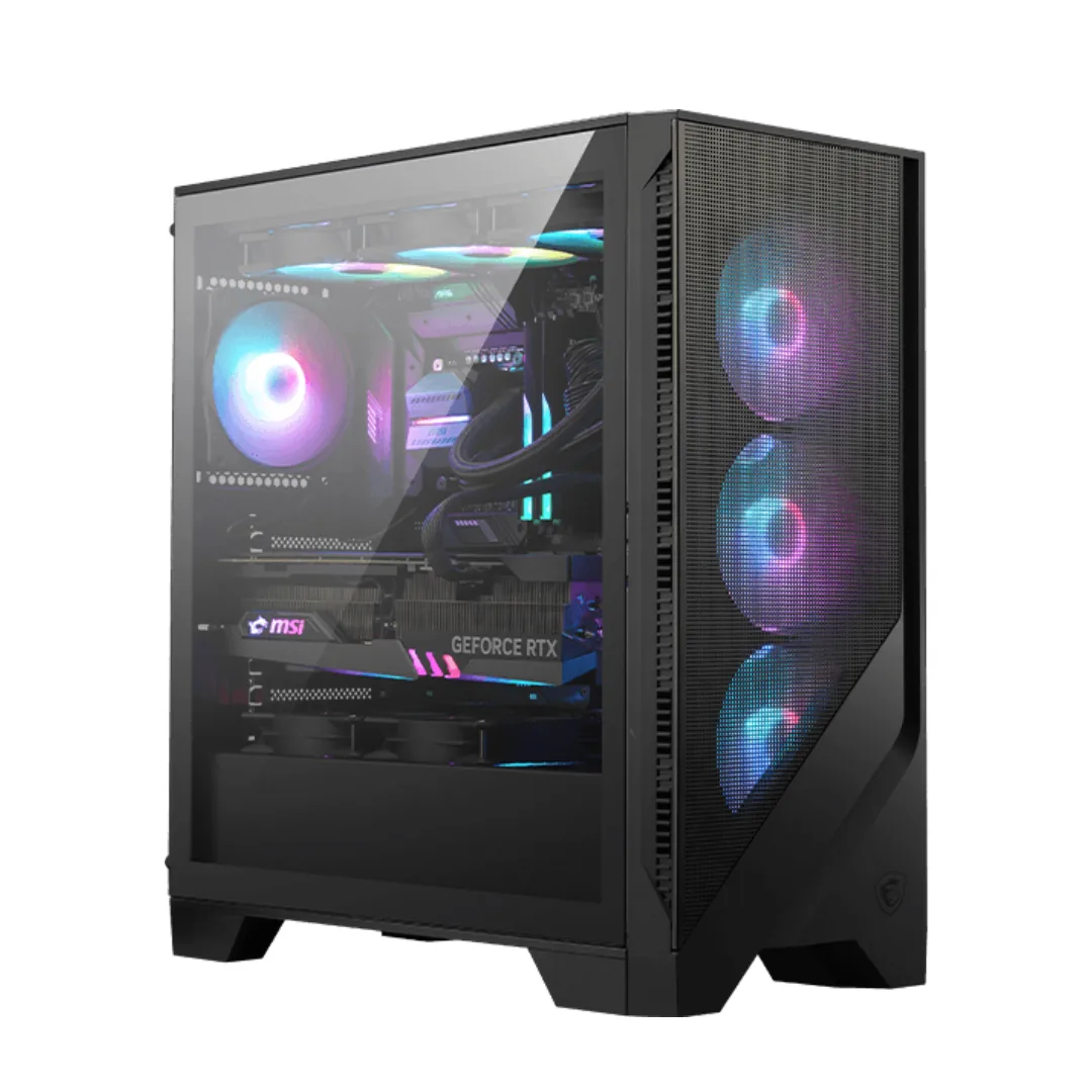 Ultimate MSI Gaming PC, AMD Ryzen 7 7800X3D, 8 Cores, 16 Threads, 5.0GHz, RTX 5060 Ti 16GB GDDR7, 32GB (2x16GB) DDR5 6000MHz , M480 PRO 1TB PCIe 4.0 NVMe, AIO Liquid Cooler, 650W, WiFi BT