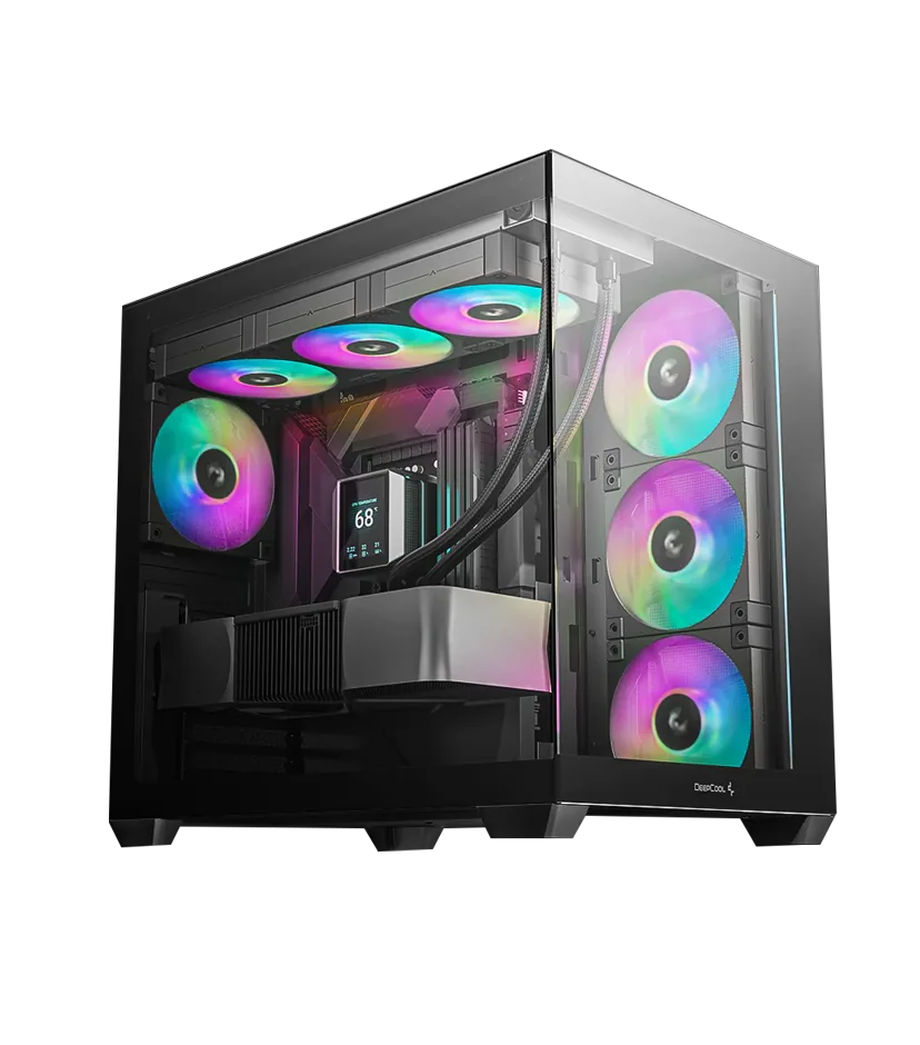 AMD 7800X3D X ROG Strix 5070 Gaming PC, AMD Ryzen 7 7800X3D, STRIX RTX 5070 OC, 32GB (2x16GB) 6000MTs, 1TB NVMe, 850W, AIO LCD Liquid Cooler