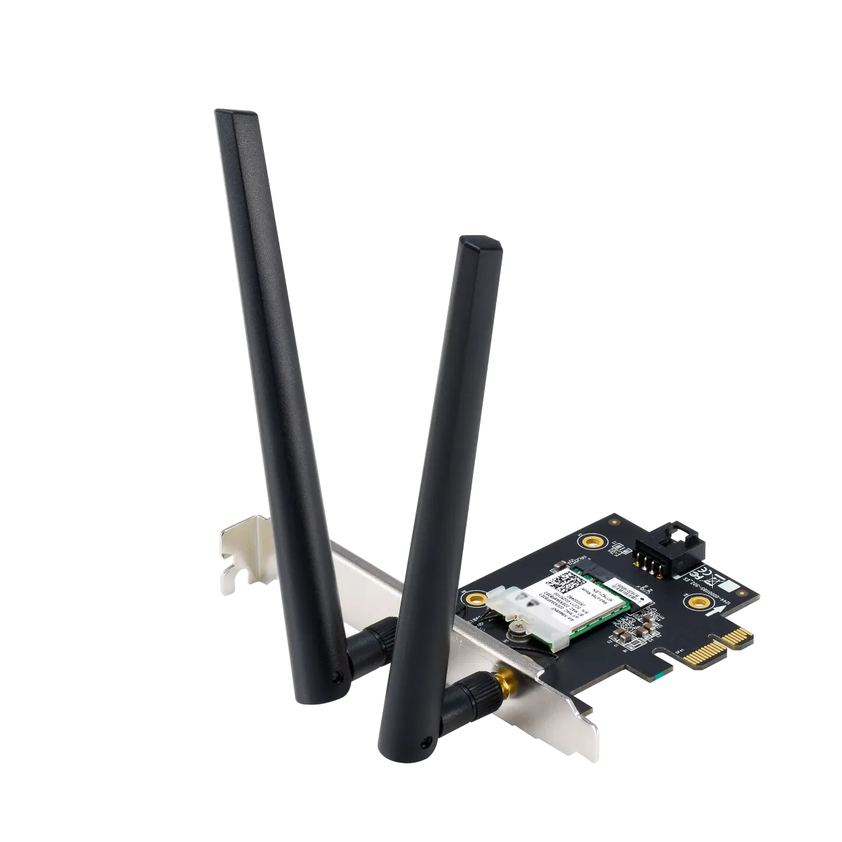 ASUS PCE-AX1800 WiFi 6 Adapter, Bluetooth 5.2, WPA3 Security, 1800Mbps Speed, 2.4GHz/5GHz RATE, OFDMA, MU-MIMO | 90IG07A0-MO0B00