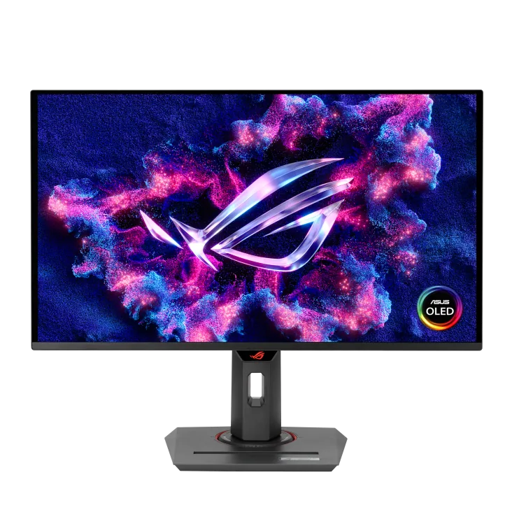 ASUS ROG Strix OLED XG27ACDNG Gaming Monitor, 27-inch (26.5-inch viewable) 1440p QD-OLED panel, 360 Hz, 0.03 ms, custom heatsink, OLED Anti-flicker, ASUS OLED Care+, uniform brightness, G-SYNC?? compatible, 99% DCI-P3, and DisplayWidget Center, Black | 90LM0AN0-B01970