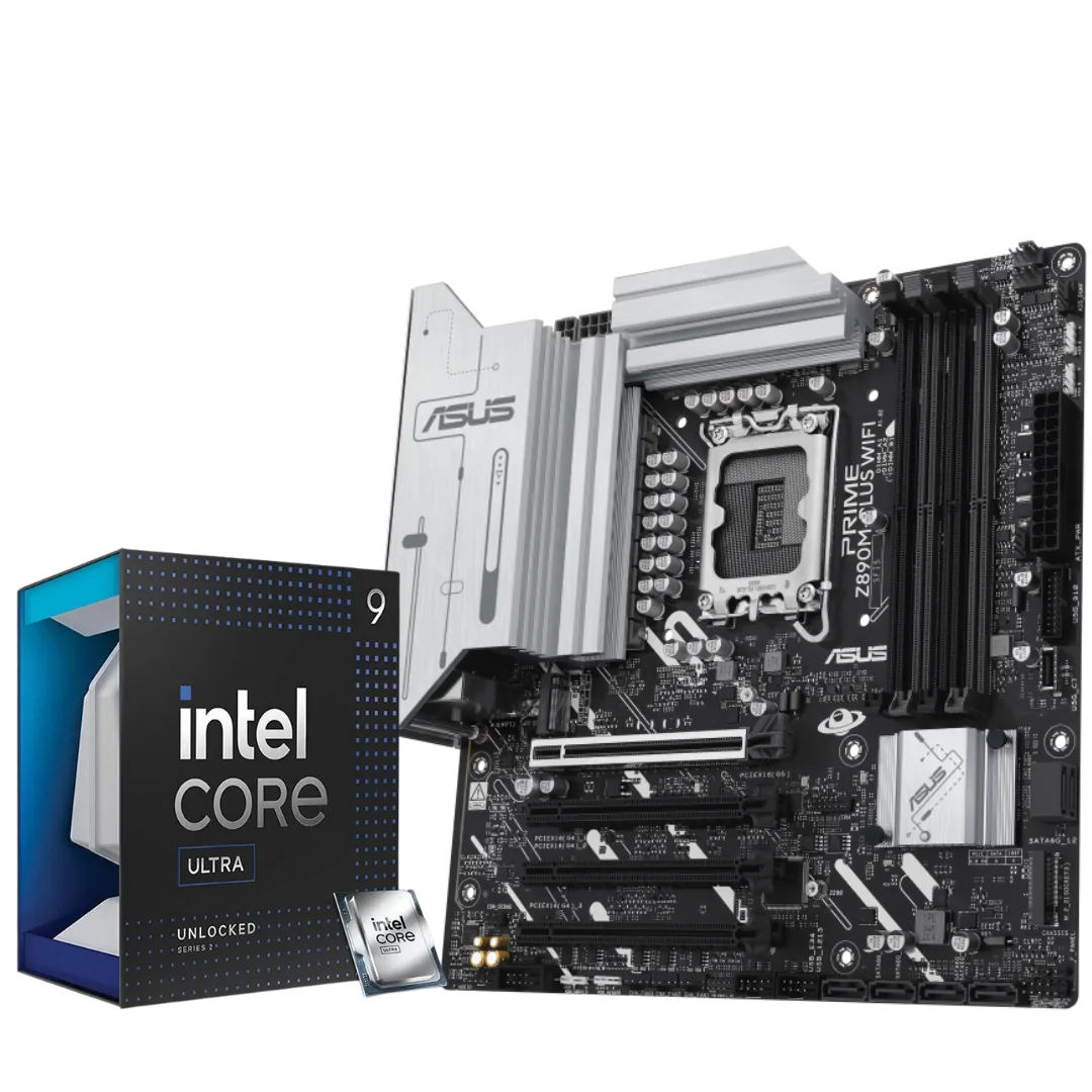 Intel Core Ultra 9 285K Processor X PRIME Z890M-PLUS WIFI Motherboard | Ultra Series Combo