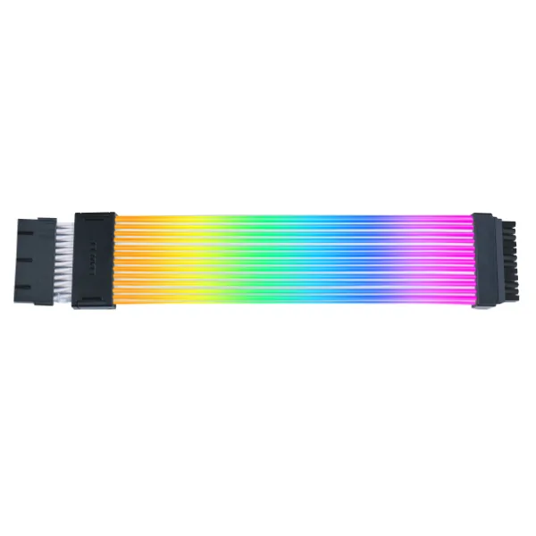 Lian Li Strimer Wireless 24-PIN , 260mm, 12 Light Guides, 132 LEDs, Black | PW24-1W-T