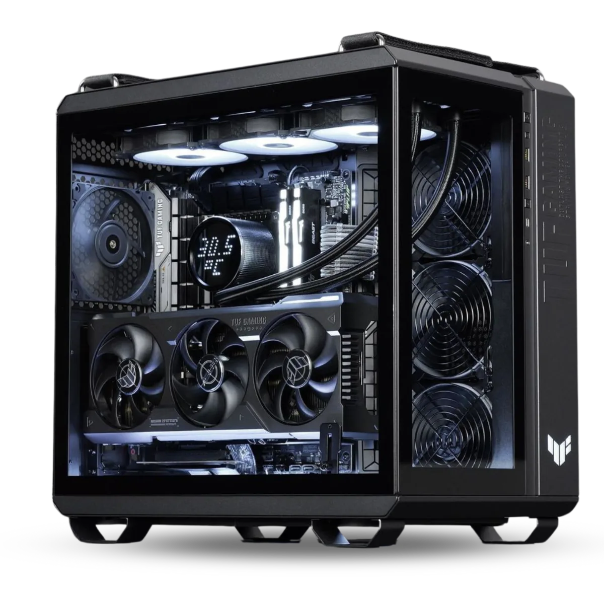 ASUS TUF Gaming PC (Ryzen 7 7800X3D, 32GB RAM, RX 7900 XT 20GB GPU, 2TB NVMe SSD)