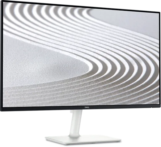 Dell S2425H Monitor, 24" FHD IPS Display, 100Hz Refresh Rate, 4ms (Extreme Mode) Response Time, 4 Star TUV Eye Support, Built-In Speakers, White | S2425H