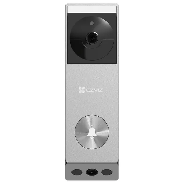 EZVIZ EP3x Pro 2K Battery-Powered Video Doorbell, 2K & 1080p Dual Lenses, Solar Panel Included, Two-Way Talk, Free 32 GB eMMC Storage | CS-EP3x Pro