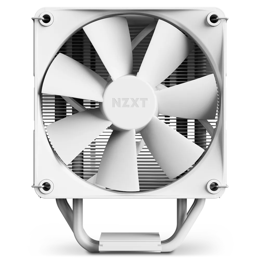 NZXT T120 CPU Air Cooler, 4 Conductive Copper Heat Pipes, 120mm F120 Fan, 27.5dBA Noise, 4-Pin PWM Connector | RC-TN120-W1