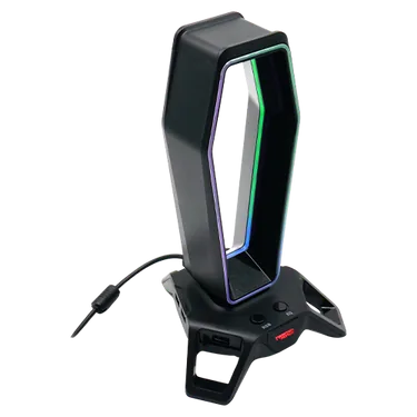 Twisted Minds TM-HS-502 RGB Scorpion Headset Stand Black, 1.5M Power cable length, USB 2.0
