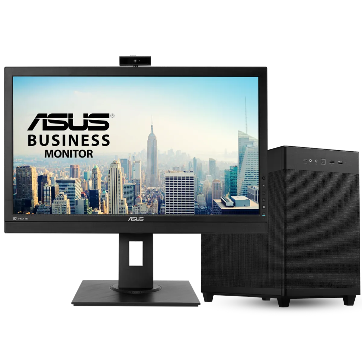 Office PC Powered by ASUS, Core i5-14400F 14th Gen, Nvidia 3050 Dual 8 GB, 32GB (2x16GB) RGB 3600 RAM, 1 TB NVMe, 850W, With Monitor, WiFi +BT