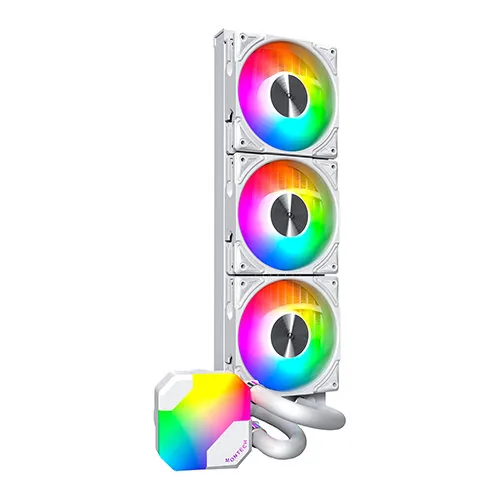 Montech HyperFlow ARGB 360 AIO 360mm CPU Liquid Cooler - White | 4710562743821