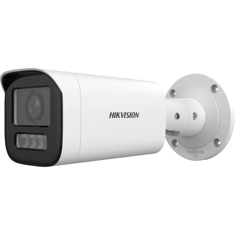 Hikvision DS-2CD1643G2-LIZ(S)U 4 MP Smart Hybrid Light Varifocal Bullet Network Camera, 1/3" Progressive Scan CMOS, Motorized Lens, Up to 50 m, Built-in microphone, H.265+, Human & Vehicle Detection, IP67