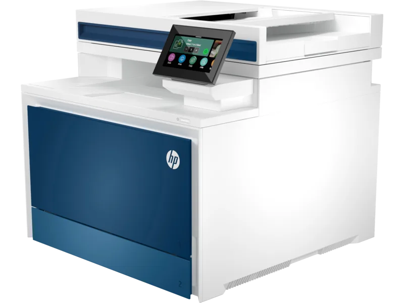 HP 4303fdw Color LaserJet Pro MFP Printer, Print, Copy, Scan, Fax, Up to 35 ppm Print Speed, Automatic Duplex Printing, Up to 600x600 dpi Resolution, 4.3" WLED Display, Flatbed Scanner, White | 5HH67A
