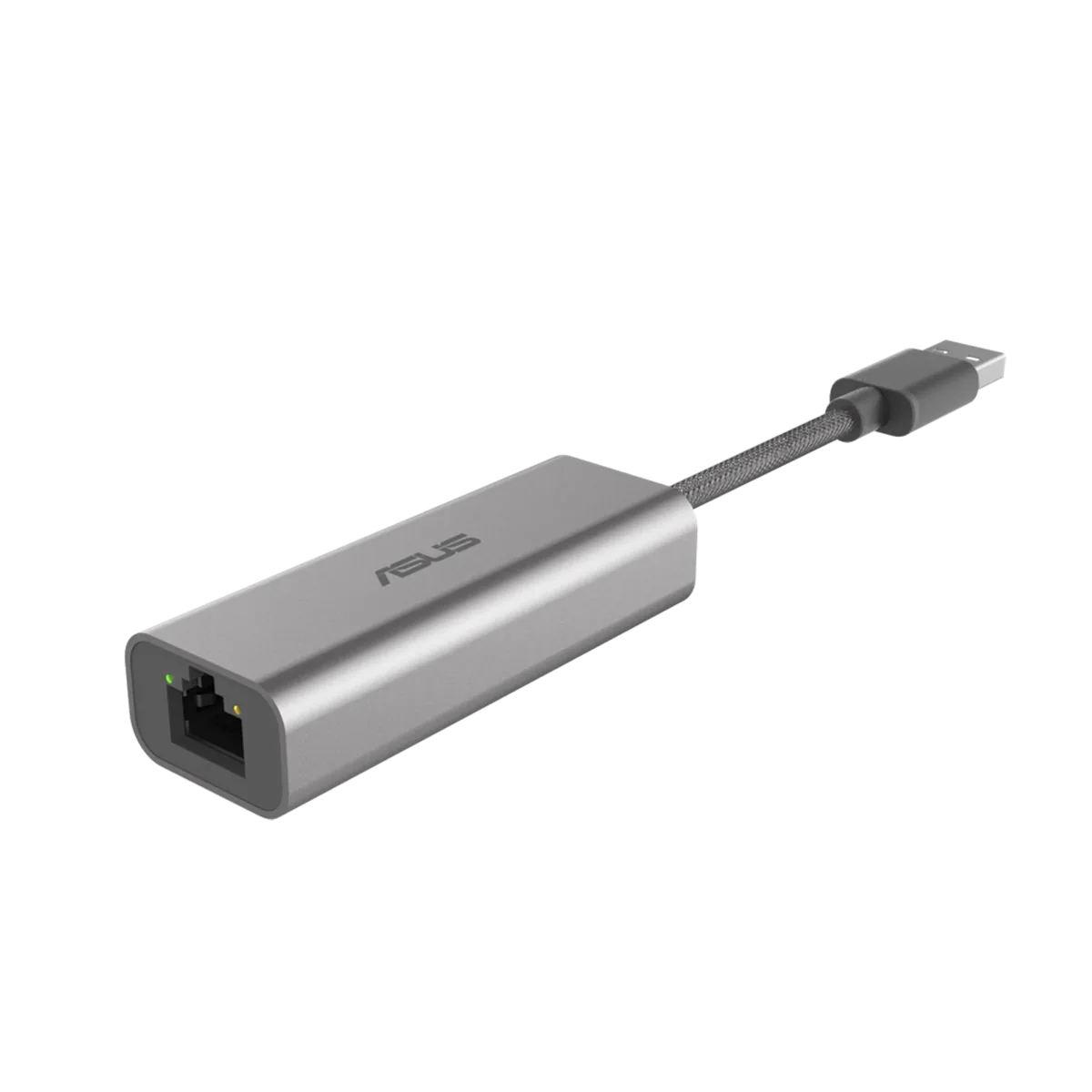 USB Type-A 2.5G Base-T Ethernet Adapter with backward compatibility of 2.5G/1G/100Mbps |  90IG0650-MO0R0T