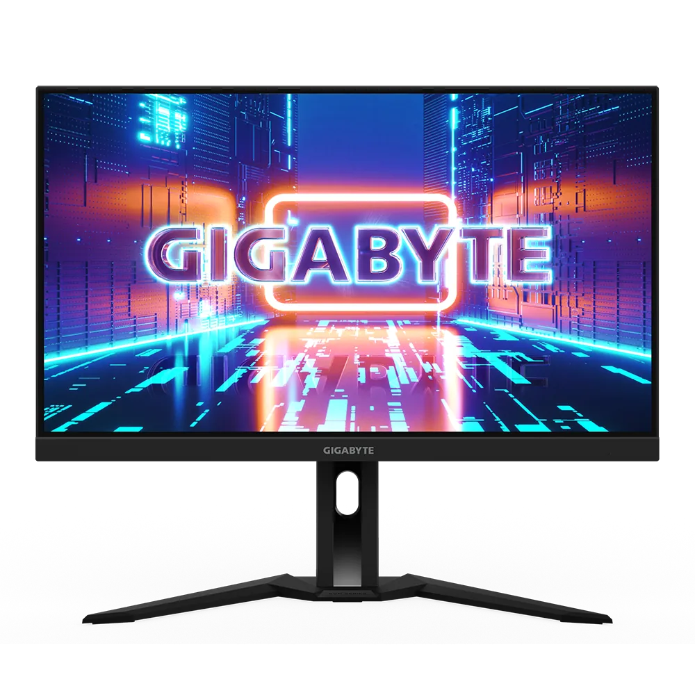 Gigabyte M27F A KVM Gaming Monitor, 27???SS IPS 1920 x 1080 (FHD), 165Hz, 1ms GTG, Edge type Panel, 99% sRGB, VESA DisplayHDR400, Adaptive-Sync, Ergonomic Design | M27F A-EK
