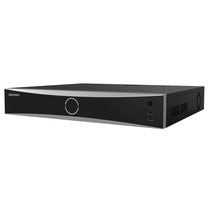 Hikvision DS-7716NXI-K4 16-ch 1.5U K Series AcuSense 4K NVR, Up to 16-ch IP camera inputs, H.265+, Up to 160 Mbps incoming bandwidth, Motion Detection 2.0, Human and Vehicle Recognition, Up to 4 SATA interfaces for HDD   NON POE NVR
