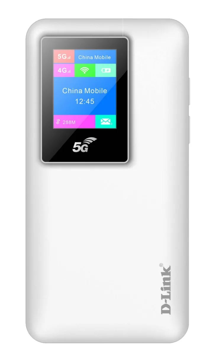 D-Link DWR-900V: 5G/LTE Mi-Fi Mobile Router (Mobile Hotspot), High-Speed 5G Internet, Power Bank Feature, 10000mAh Battery, Up to 32 Users
