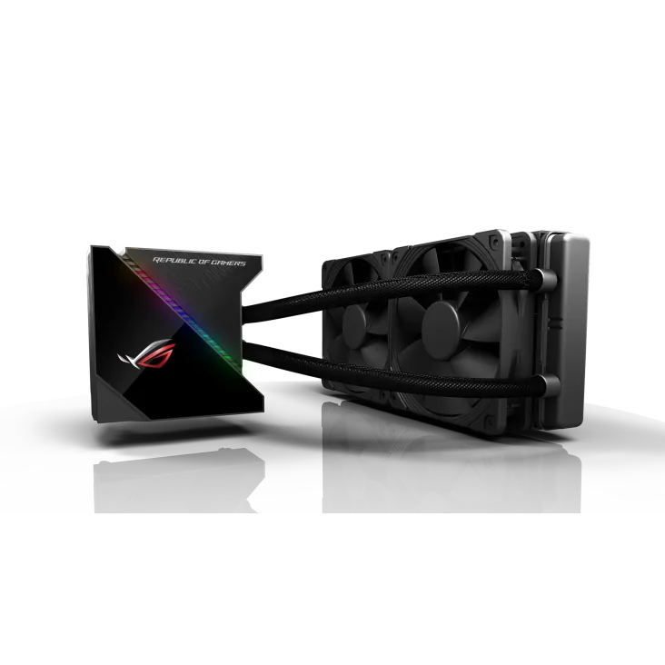 ASUS ROG Ryujin 240 All-in-One Liquid CPU Cooler, 1.77" LiveDash Color OLED, Noctua iPPC Industrial Fans, Integrated Pump Fan| 90RC0030-M0UAY0