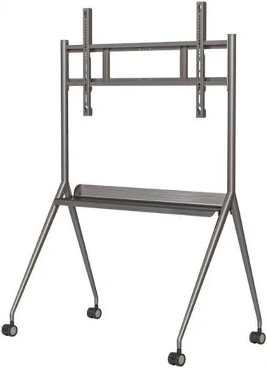 Hikvision DS-D5ABKY2-B Ground Monitor Mount Floor Stand, Compatible Up to 86" Screen, VESA Compatible Up to 800 x 500mm, Metal Material, Silver | DS-D5ABKY2-B