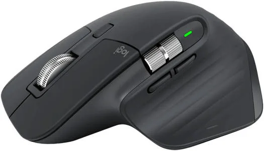 Logitech MX Master 3S for Business, Wireless Mouse with Quiet Clicks, 8K DPI, Secured Logi Bolt USB Receiver, Bluetooth, USB-C Charging, MagSpeed Scrolling, Windows/Mac//Linux - Grey | 910-006582