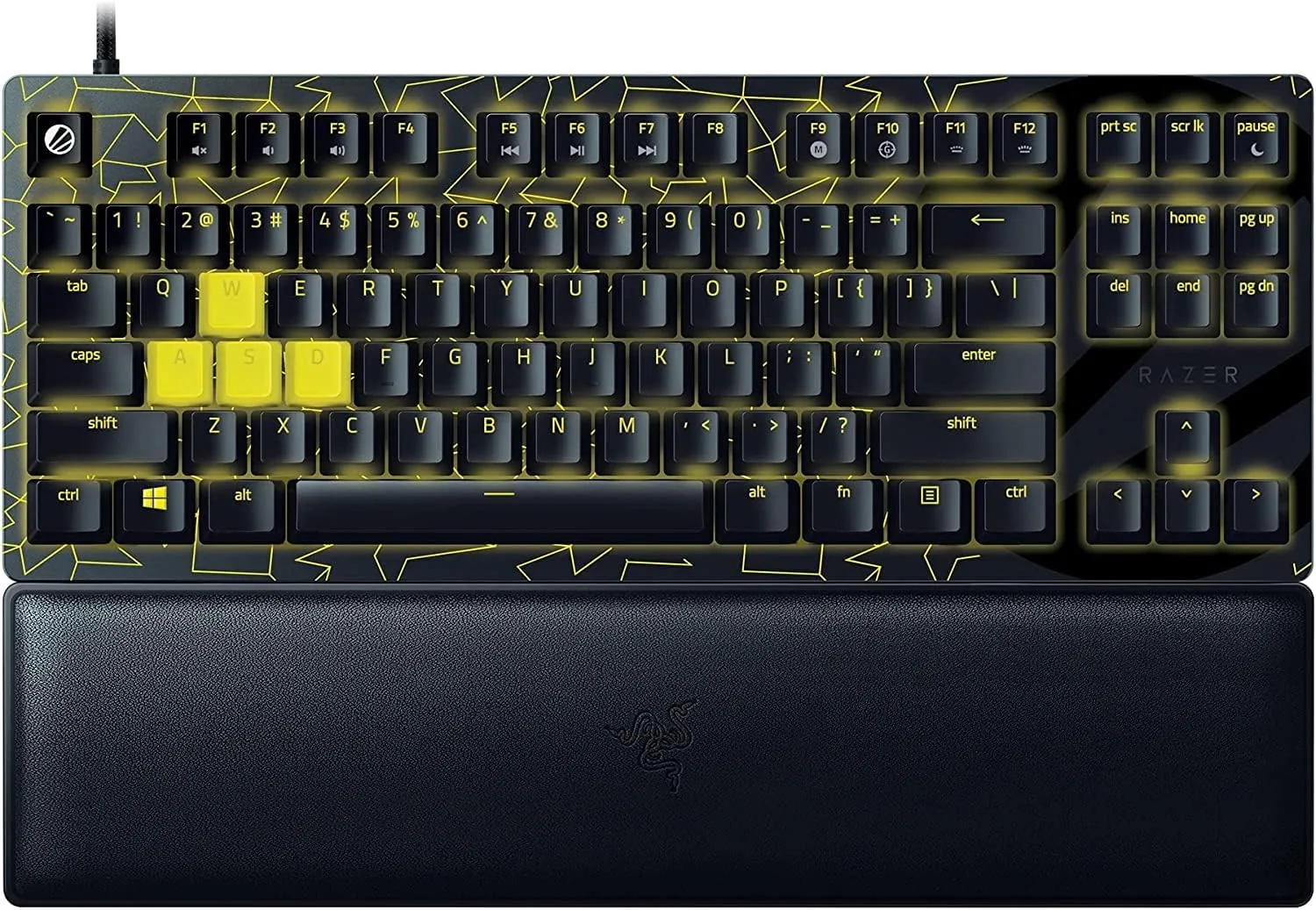 Razer Huntsman V2 Tenkeyless ESL Edition Keyboard, Linear Optical Red Switch Gen 2, Wired - Detachable USB-C, Doubleshot PBT Keycaps, RGB Lighting, US Layout | RZ03-03941700-R3M1
