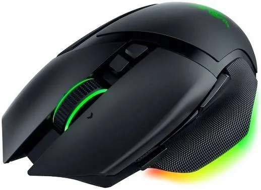 Razer Basilisk V3 Pro USB Wireless Optical Gaming Mouse, 30K DPI Optical Sensor, Chroma RGB Lighting, HyperScroll Tilt Wheel, 750 IPS Speed, 11 Programmable Buttons, Black | RZ01-04620100-R3G1