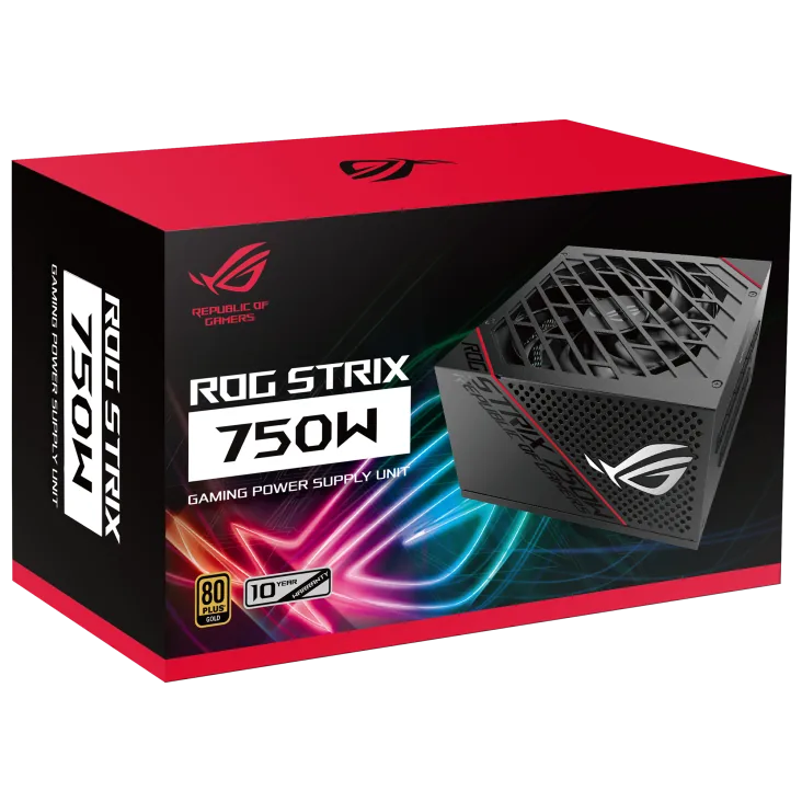 Asus ROG Strix 750W Gold PSU Brings Premium Cooling Performance Modular Power Supply Unit | 90YE00A0-B0NA00