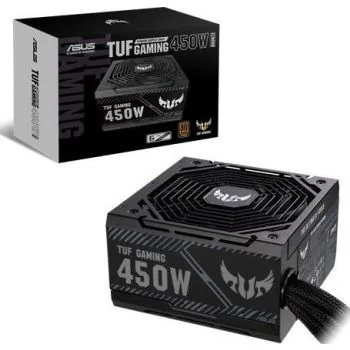 Asus TUF Gaming 450B 450W Power Supply, 80Plus Bronze, PSU, PCI-E 6+2-pin x2, Fan Size 135mm | 90YE00D3-B0NA00